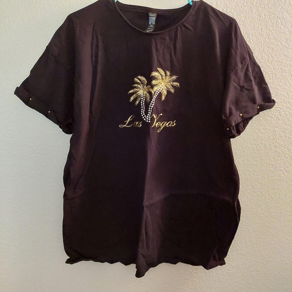 Las Vegas, Direct Tees, XL, Black Tee